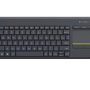 Logitech K400 Plus Wireless Keyboard with Touchpad - Black